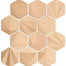 Geometal in Champagne Gold - Hex Metal Tile