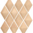 Geometal in Champagne Gold - Harlequin Metal Tile