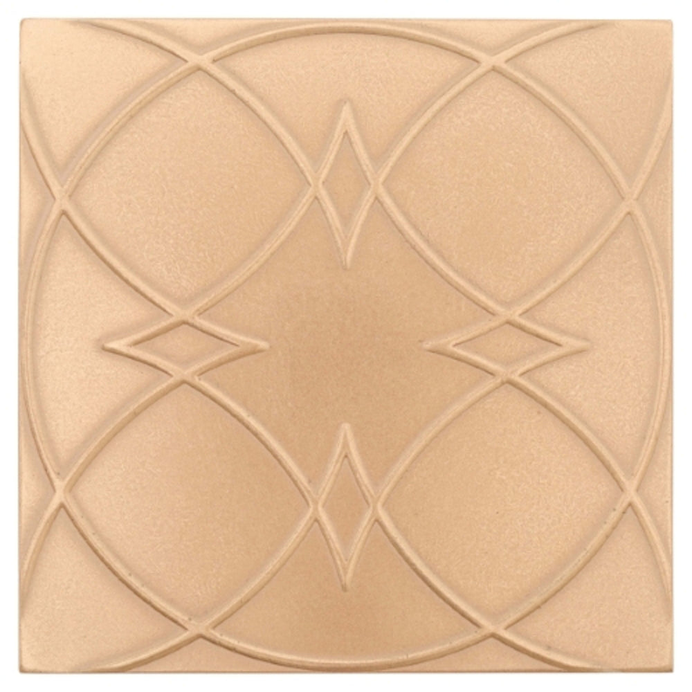 Geometal in Champagne Gold - Square Metal Tile