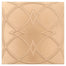 Geometal in Champagne Gold - Square Metal Tile