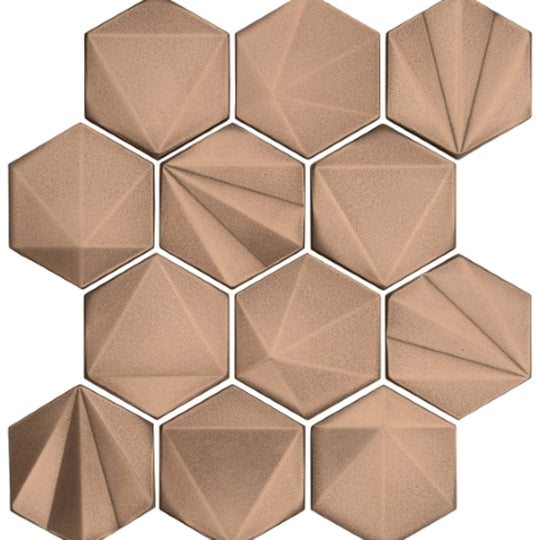 Geometal in Bronze - Hex