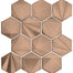 Geometal in Bronze - Hex Metal Tile