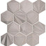 Geometal in Nickel - Hex Metal Tile