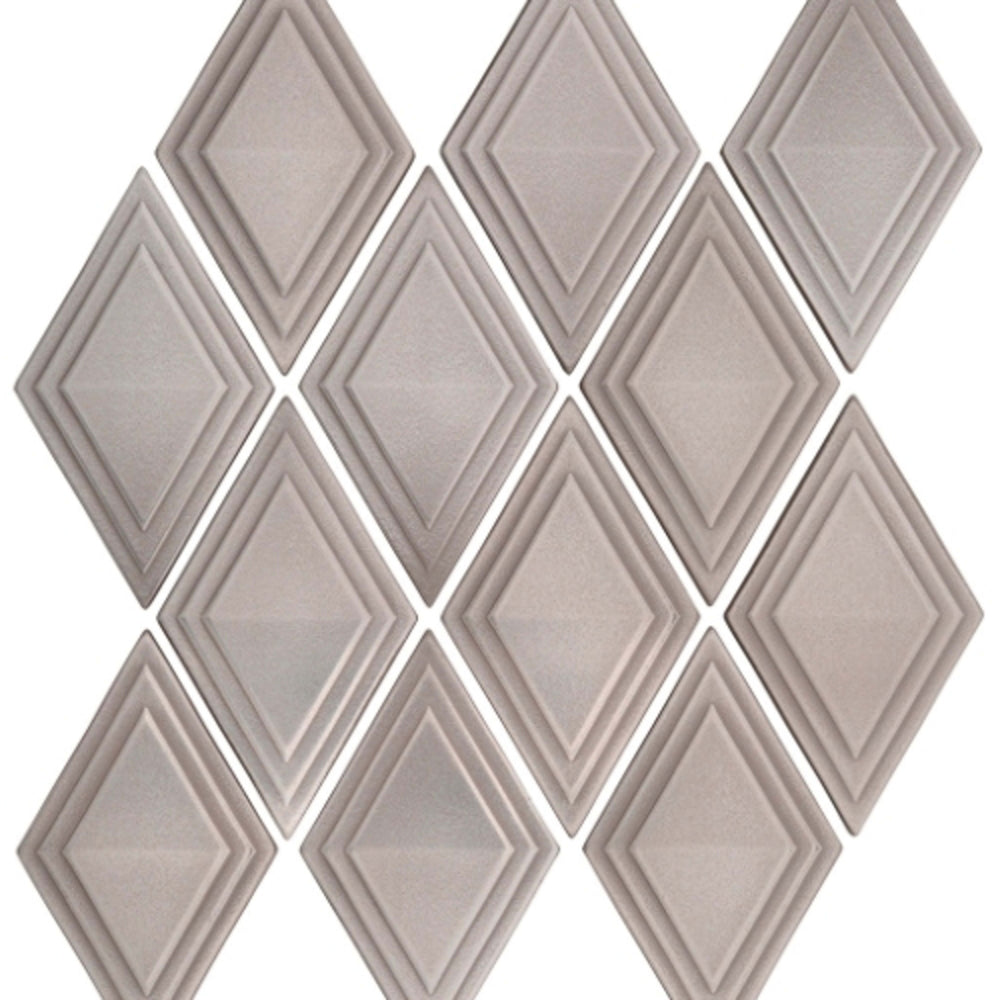 Geometal in Nickel - Harlequin Metal Tile