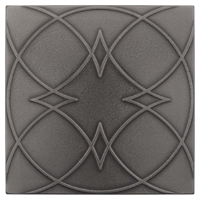 Geometal in Gunmetal - Square Metal Tile