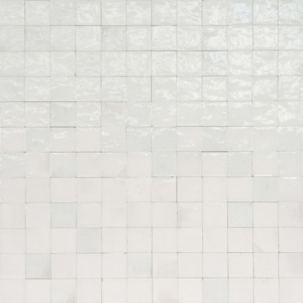 Gleeze in Bianco 4x4 Tile