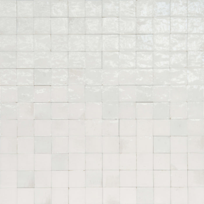 Gleeze in Bianco 4x4 Tile