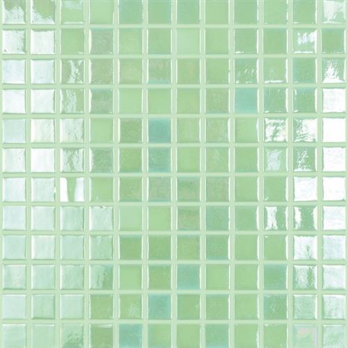 Glow Glass in  white/Blue Glow Glass Tile