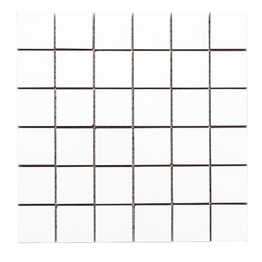 Square in White 2x2 Tile