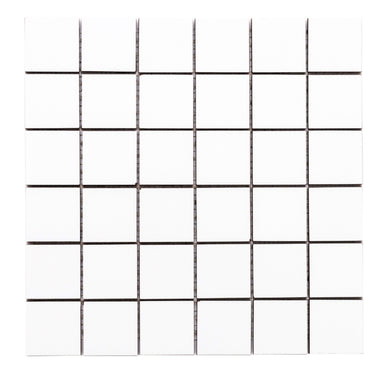 Square in White 2x2 Tile