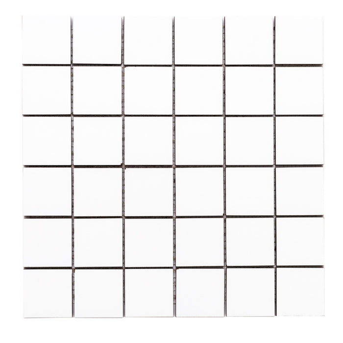 Square in White 2x2 Tile