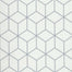 Geometry in Cube Gray 10" X 10" Tile