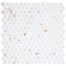 Carolina Dots Collection in Gilded Vogue Glass Tile