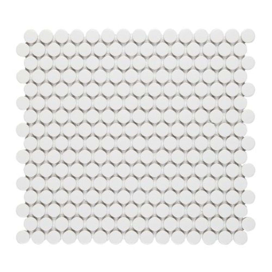 Finish Line in Glossy White Pennyrounds