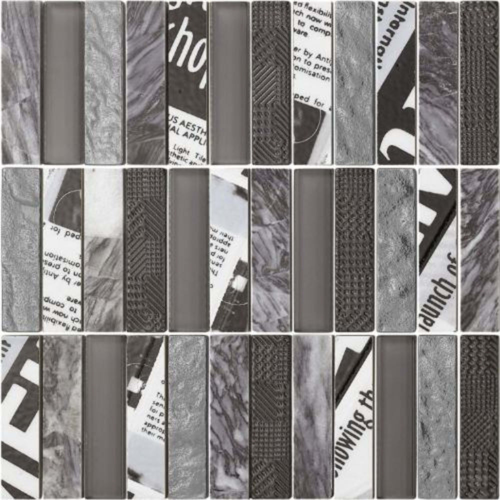 Finish Line in Grey 1x4 Pressblend Tile