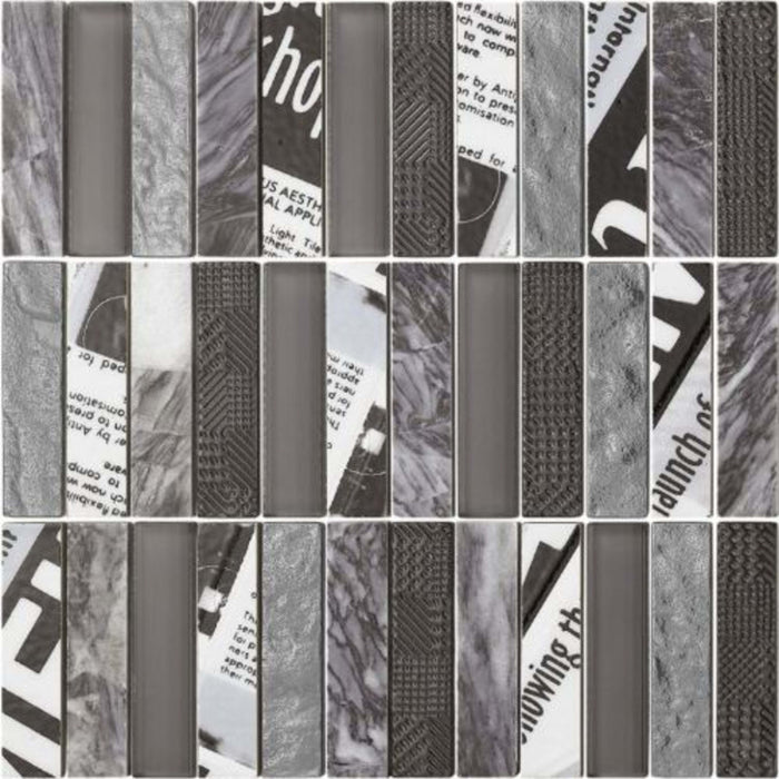 Finish Line in Grey 1x4 Pressblend Tile