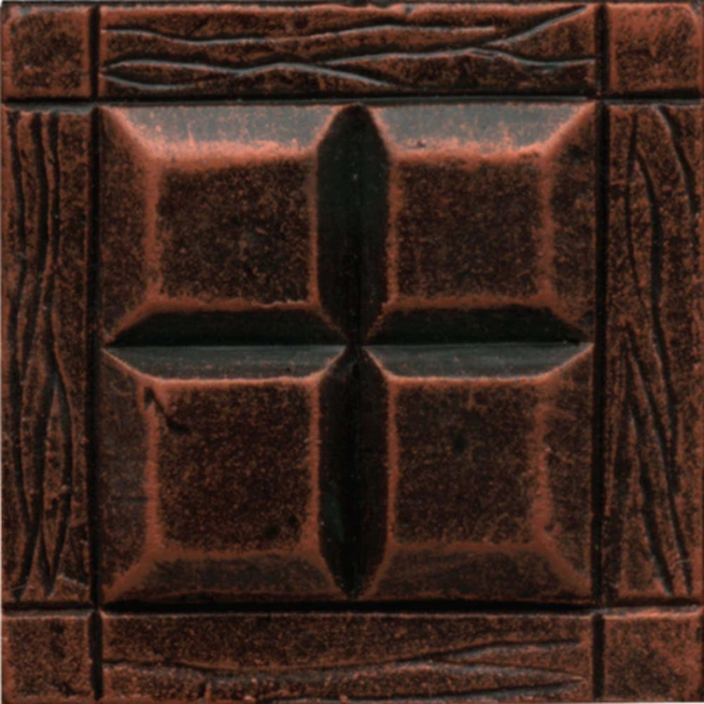 Armor in Guilded Copper - Deco 2 X 2 - Style 2 Metal Tile