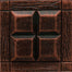 Armor in Guilded Copper - Deco 1 X 12 - Style 2 Metal Tile