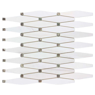 Dazzle in Jolie Silver Glass Tile