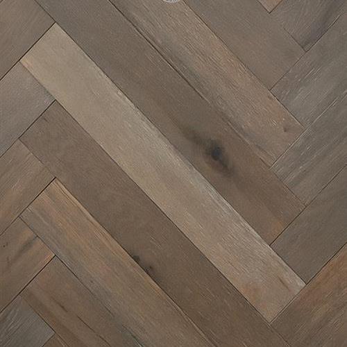 Herringbone Reserve in Stone Grey Hardwood