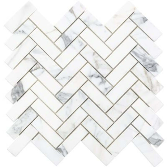 Calacatta in Calacatta 1x3 Herringbone