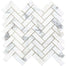Calacatta in Calacatta 1x3 Herringbone Natural Stone