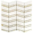 Heraldry in White Thassos With Mother Of Pearl Line Natural Stone