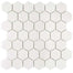 White Thassos in White Thassos 2'' Hexagon Natural Stone