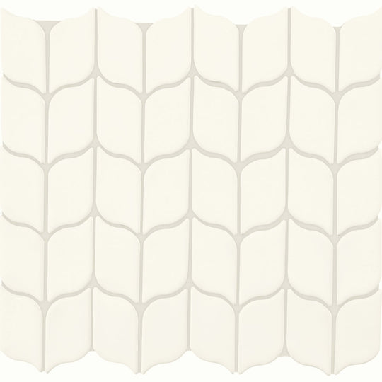 Handwritten in Unscripted Leaf Mosaic 3"x6"