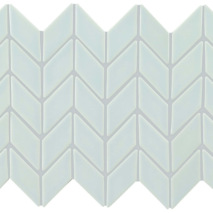Handwritten in Par Avion Diamond Mosaic 12"x12" Tile