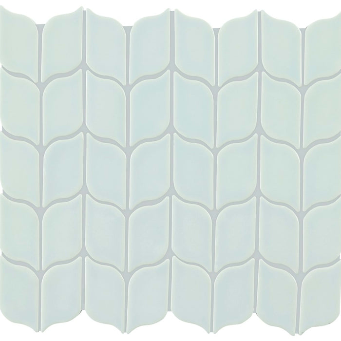 Handwritten in Par Avion Leaf Mosaic 3"x6" Tile