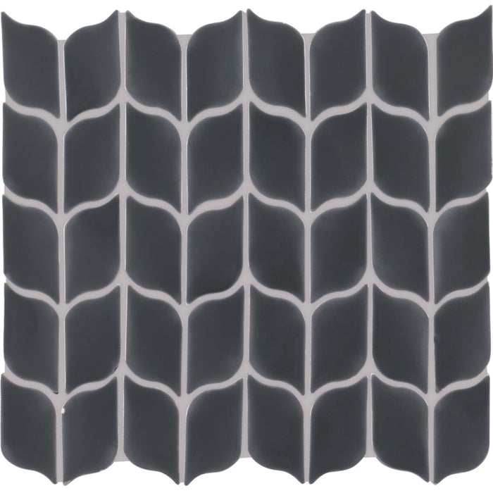 Handwritten in Ink Well Leaf Mosaic 3"x6" Tile