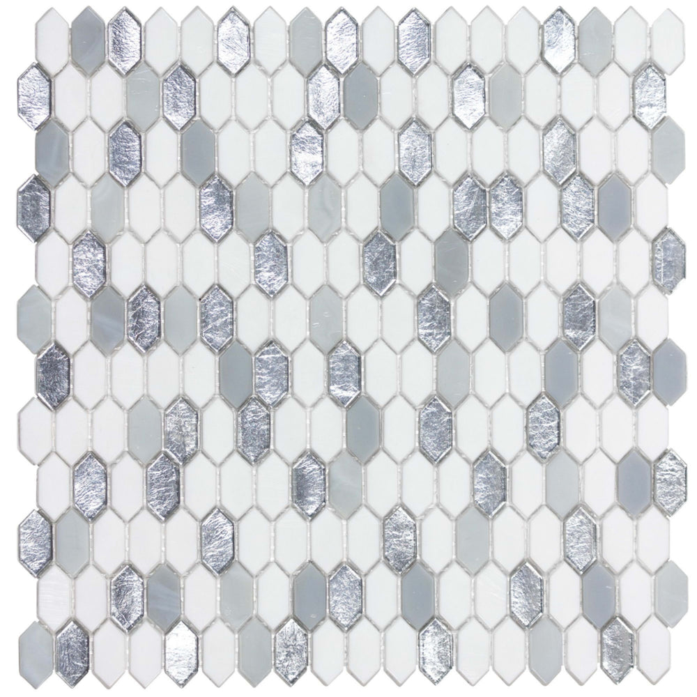 Royal Gems in Regal Opal Glass Tile