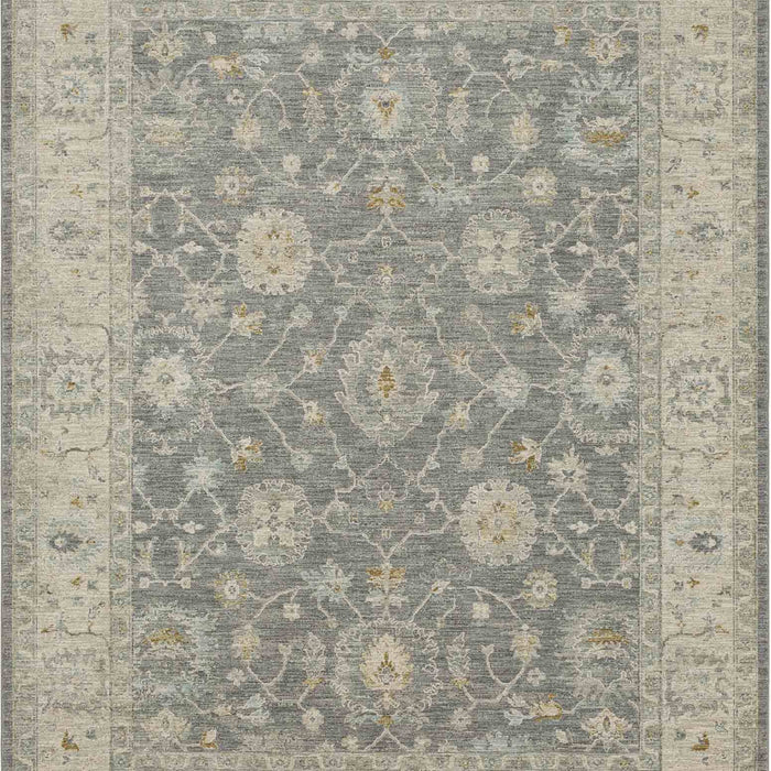 Kahta Dark Grey in Dark Grey 2'7"x7'3" Area Rugs