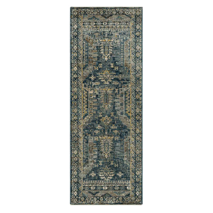 Karamar Blue in Blue 2'7"x7'3" Area Rugs