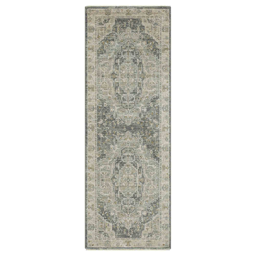 Kumra Dark Grey in Dark Grey 2'7"x7'3" Area Rugs