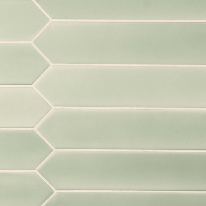 Lanse in Mint Picket Tile