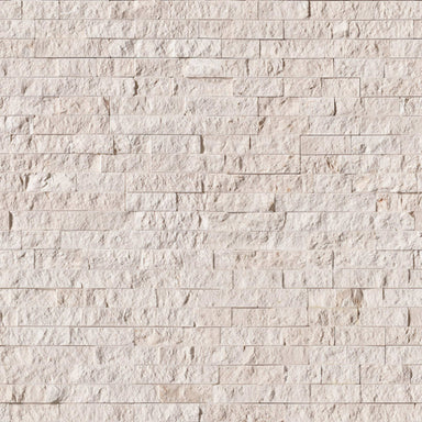 Rockmount Stacked Stone Collection in Mayra White Natural Stone
