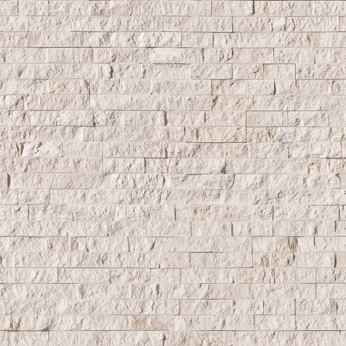 Rockmount Stacked Stone Collection in Mayra White Natural Stone
