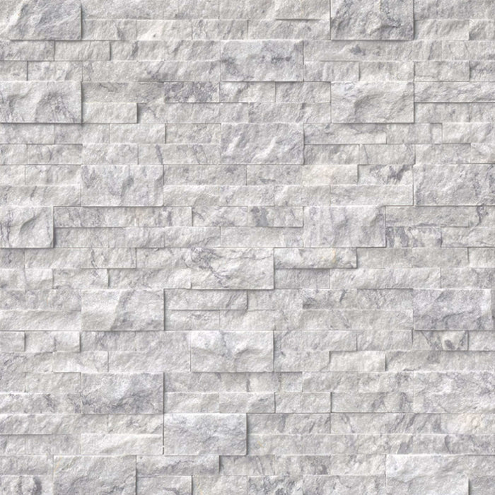 Rockmount Stacked Stone Collection in Arabescato Carrara Natural Stone