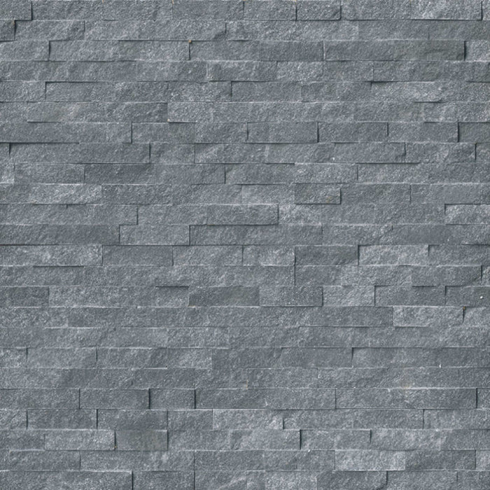 Rockmount Stacked Stone Collection in Cosmic Black Natural Stone
