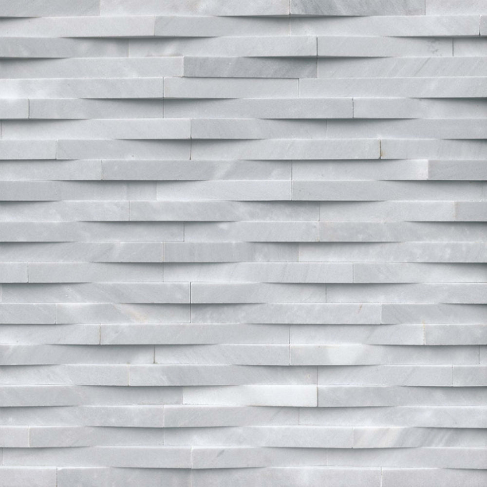 Rockmount Stacked Stone Collection in Cosmic Gray 3d Wave Natural Stone