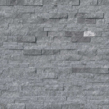 Rockmount Stacked Stone Collection in Glacial Grey Marble Natural Stone