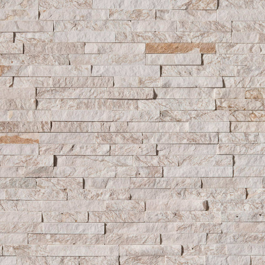 Rockmount Stacked Stone Collection in Royal White Splitface