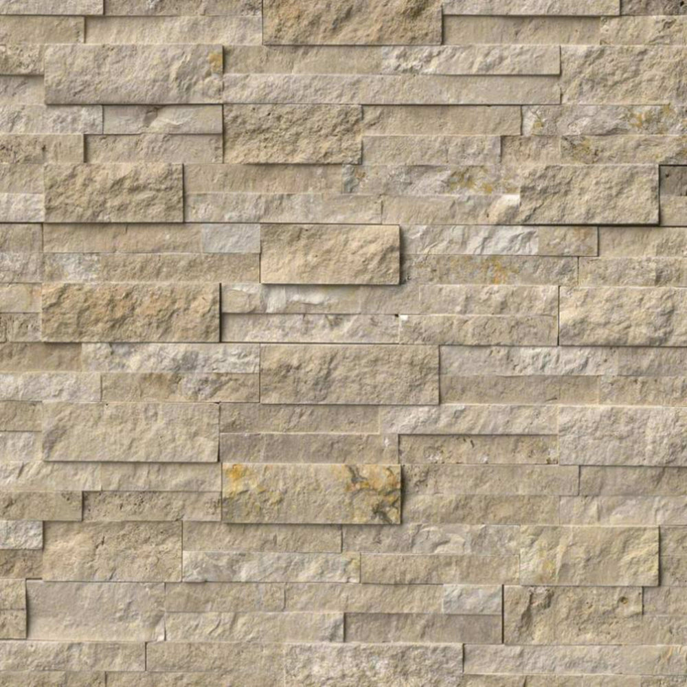 Rockmount Stacked Stone Collection in Durango Cream Natural Stone