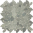 Liquid Rocks in Oyster Silver Glass Tile