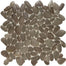 Liquid Rocks in River Brown Glass Tile