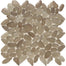 Liquid Rocks in Sandy Beige Glass Tile