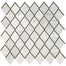 Lavaliere in Carrara White/Black Ant Mirror Chain Link Tile