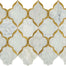 Lavaliere in Carrara White/ Brass Kapali Tile